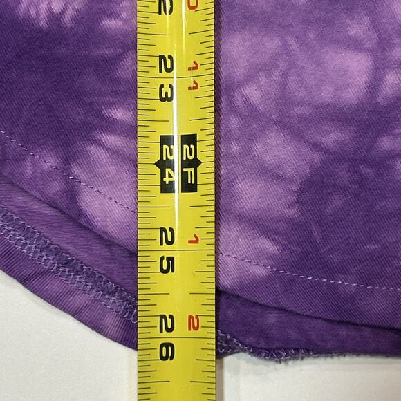 Odd Future Womens Baseball Jersey Size Medium Purple Tie Dye Button Wolf Gang - Picture 11 of 12